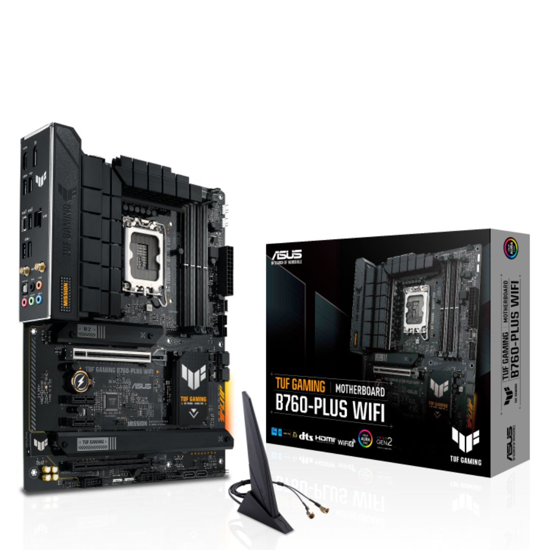 ASUS B760 TUF GAMING B760-PLUS WIFI Intel LGA 1700 ATX Motherboard 128GB,DDR5,1xPCIe 5.0 x16, 3xM... - Image 4