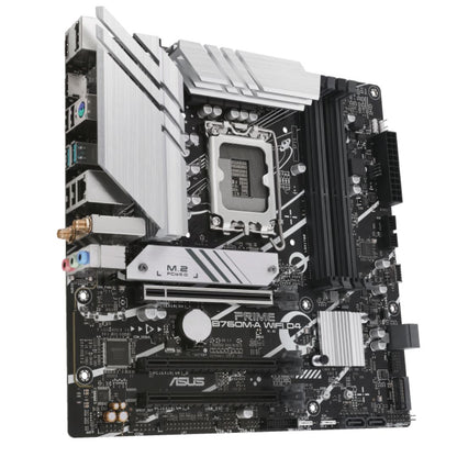 ASUS PRIME B760M-A WIFI-CSM Intel LGA 1700 mATX Motherboard 128GB, DDR5, 1xPCIe 4.0 x16, 2xM.2, 4... - Image 3