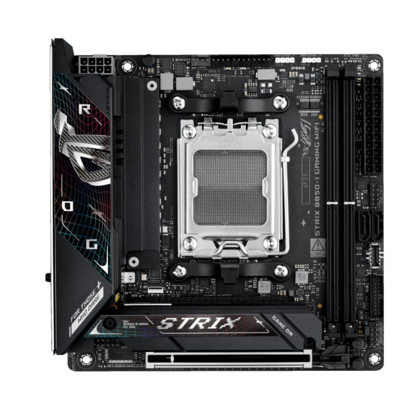 ASUS AMD ROG STRIX B850-I GAMING WIFI (AM5) Mini-ITX Motherboard, DDR5 96GB, 1x PCIe 5.0 x16 slot...