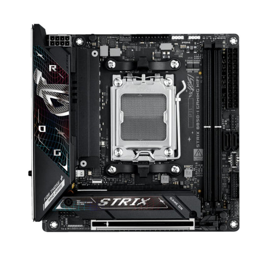 ASUS AMD ROG STRIX B850-I GAMING WIFI (AM5) Mini-ITX Motherboard, DDR5 96GB, 1x PCIe 5.0 x16 slot...