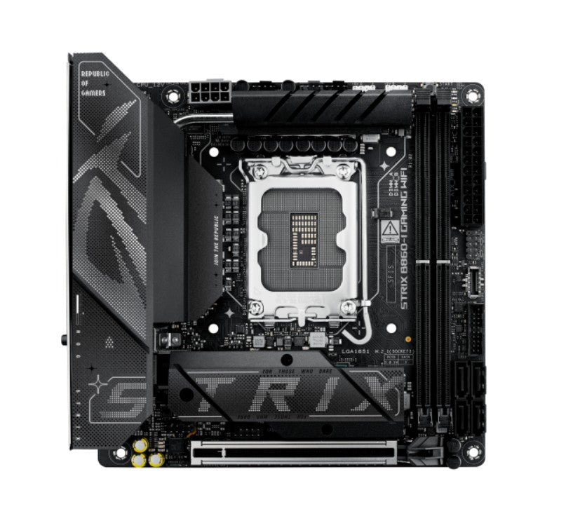 ASUS ROG STRIX B860-I GAMING WIFI LGA1851 Mini-ITX Motherboard 128GB, DDR5, 1 x PCIe 5.0,  2 x M....