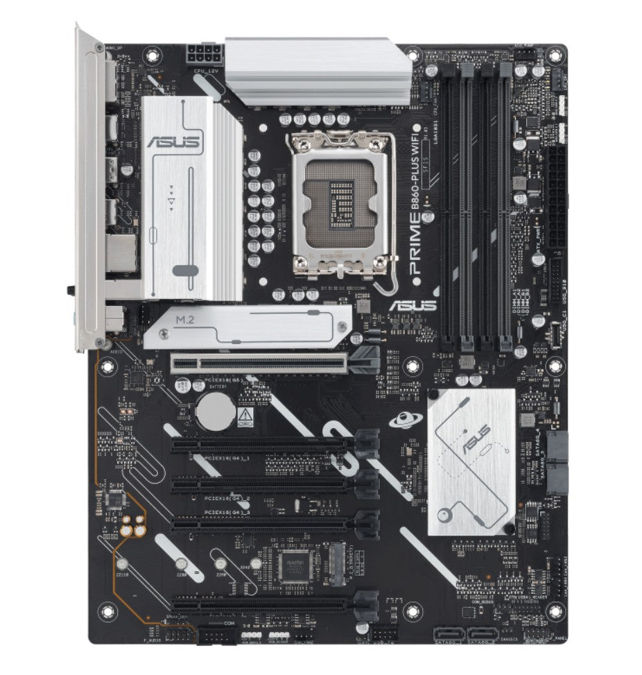 ASUS PRIME B860-PLUS WIFI-CSM ATX Motherboard, 2x M.2 slots, 4x SATA, WiFi 6E - Motherboards