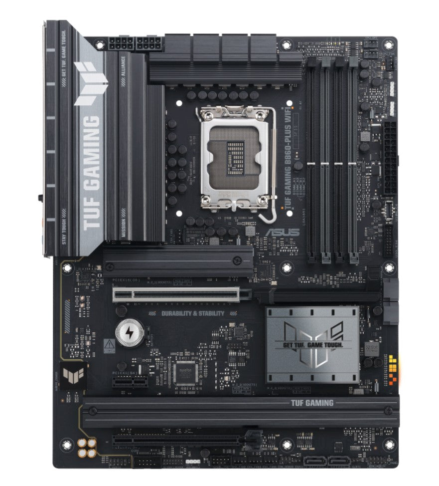 ASUS TUF GAMING B860-PLUS WIFI LGA1851 ATX Motherboard 256GB, DDR5, 1 x PCIe 5.0, 3 x M.2 slots,...