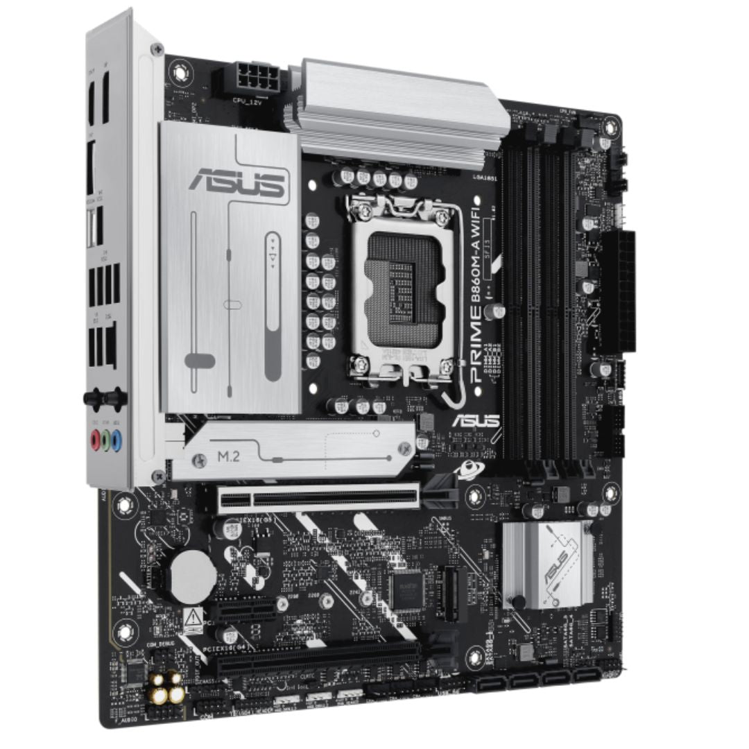 ASUS PRIME B860M-A WIFI-CSM Micro-ATX Motherboard 256GB, DDR5, 1 x PCIe 5.0,  2 x M.2 slots,  4 x... - Image 2
