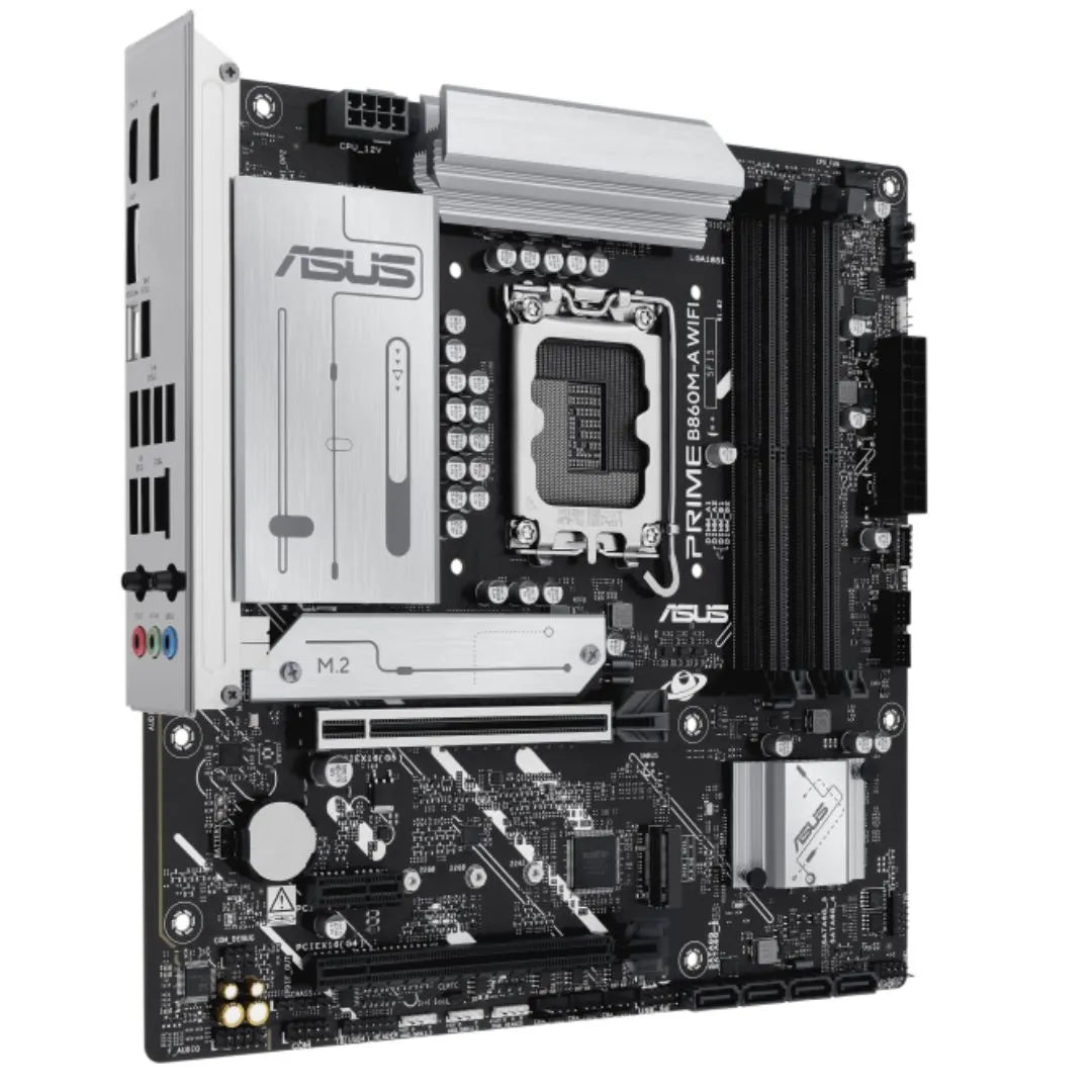 ASUS PRIME B860M-A WIFI-CSM Micro-ATX Motherboard 256GB, DDR5, 1 x PCIe 5.0,  2 x M.2 slots,  4 x... - Image 2