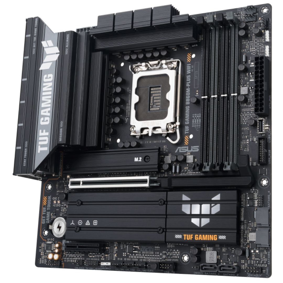 ASUS TUF GAMING B860M-PLUS WIFI LGA1851 mATX Motherboard 256GB, DDR5, 1 x PCIe 5.0,  3 x M.2 slot... - Image 2