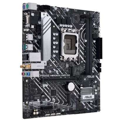 ASUS H610M PRIME H610M-A WIFI D4 Intel LGA 1700  mATX Motherboard, DDR4 64GB PCIe4.0, Dual M.2 sl... - Image 2