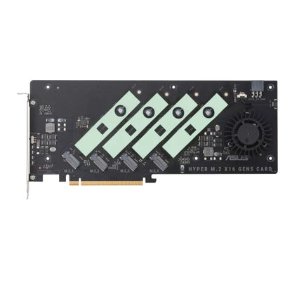 ASUS HYPER M.2 X16 GEN5 CARD (PCIe 5.0/4.0) Supports up to Ffour NVMe M.2 (2242/2260/2280/22110)... - Image 2
