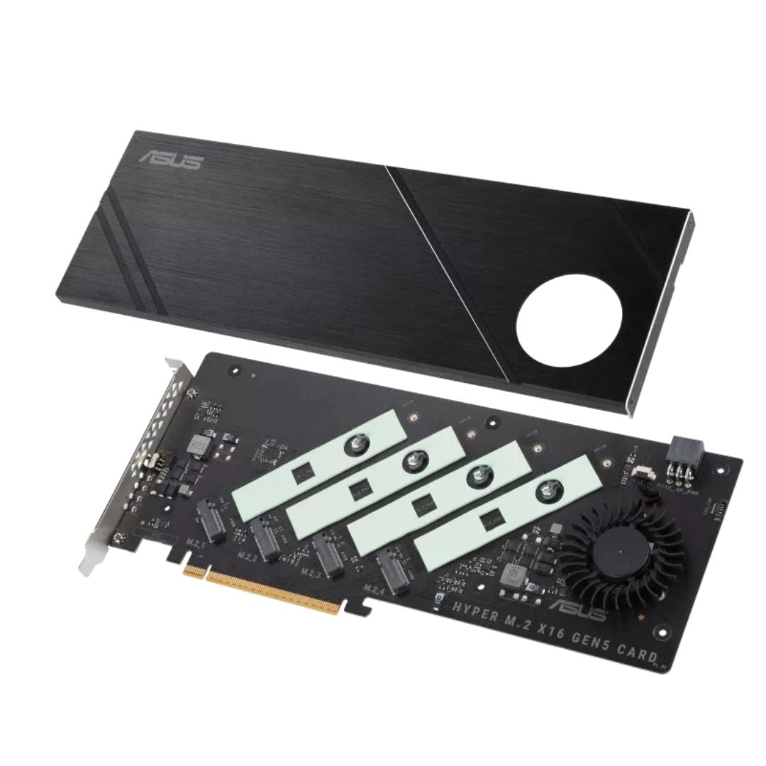 ASUS HYPER M.2 X16 GEN5 CARD (PCIe 5.0/4.0) Supports up to Ffour NVMe M.2 (2242/2260/2280/22110)... - Image 3