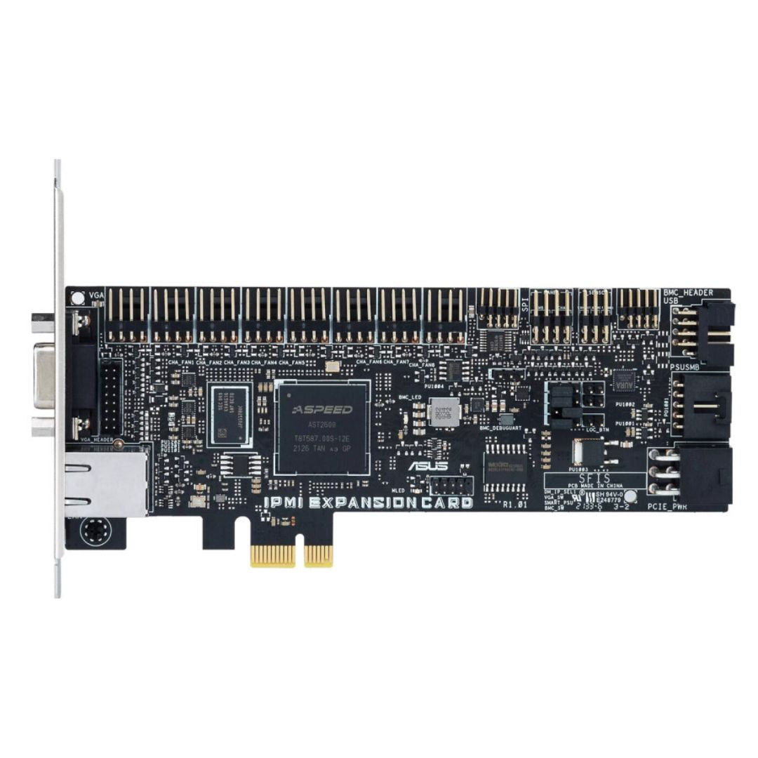 (SI Bulk Packaging 1YW) ASUS IPMI EXPANSION CARD Dedicated Ethernet Controller, VGA Port, PCIe 3.... - Image 3