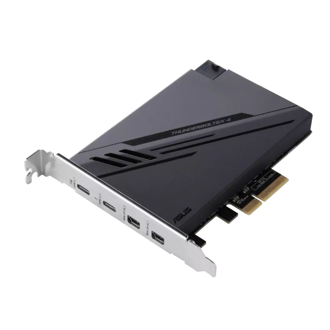 ASUS THUNDERBOLTEX 4 Expansion Card, Dual Thunderbolt, 40 Gbps Bi-Directional, 4xUSB-C, 1xDP, 4xP... - Image 2