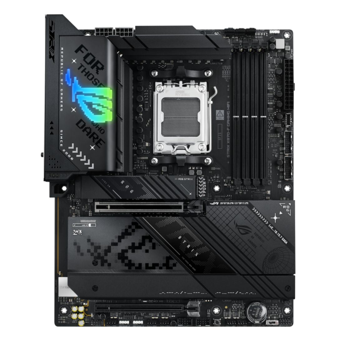 ASUS AMD ROG STRIX X870-F GAMING WIFI (AM5) ATX Motherboard, DDR5 192GB, 1x PCIe 5.0 x16 slot, 4... - Image 2