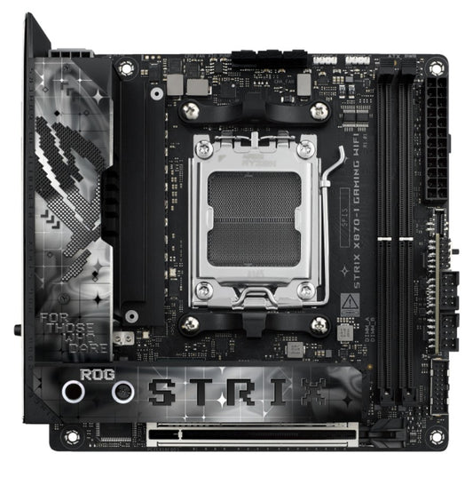 ASUS AMD ROG STRIX X870-I GAMING WIFI (AM5) Mini-ITX Motherboard, DDR5 96GB, 1x PCIe 5.0 x16 slot...