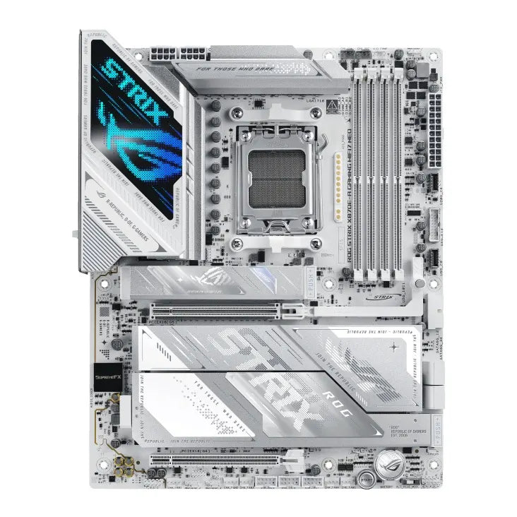 ASUS AMD ROG STRIX X870E-A GAMING NEO (AM5) ATX Motherboard, DDR5 256GB, PCIe 5.0, 4x M.2, 1x HDM...