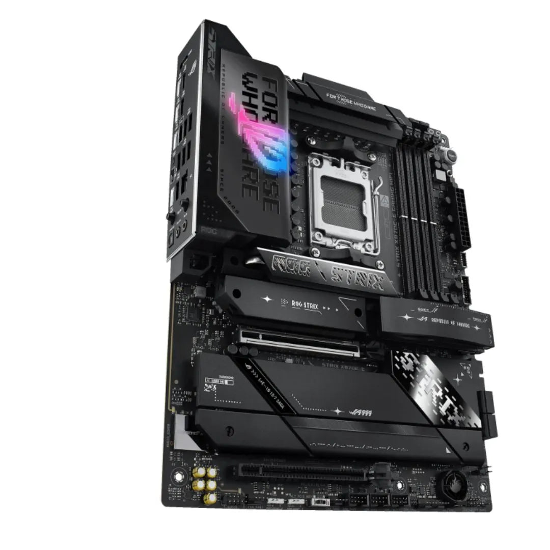 ASUS AMD ROG STRIX X870E-E GAMING WIFI (AM5) ATX Motherboard, DDR5 192GB, 1x PCIe 5.0 x16 slot, 5... - Image 2