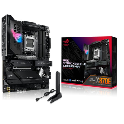 ASUS AMD ROG STRIX X870E-E GAMING WIFI (AM5) ATX Motherboard, DDR5 192GB, 1x PCIe 5.0 x16 slot, 5... - Image 4