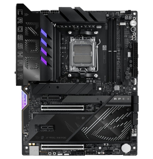 ASUS AMD ROG CROSSHAIR X870E APEX (AM5) ATX Motherboard, DDR5, 18+2+2 Power Stages, AI Cache Boos...