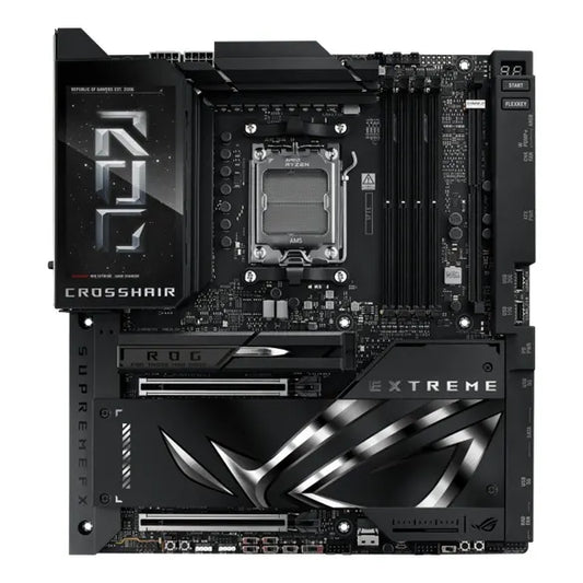ASUS AMD ROG CROSSHAIR X870E EXTREME (AM5) E-ATX Motherboard, DDR5 256GB, PCIe 5.0, 5x M.2, 10GbE...