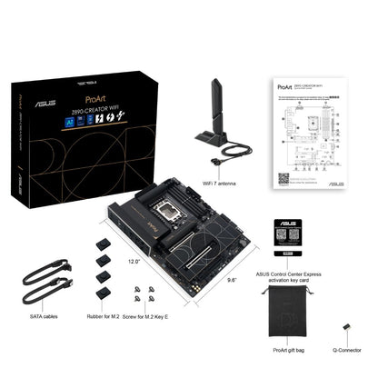 ASUS ProArt Z890-CREATOR WIFI LGA1851 ATX Motherboard 192GB, DDR5, 2 x PCIe 5.0 x16 slots, 5 x M.... - Image 4