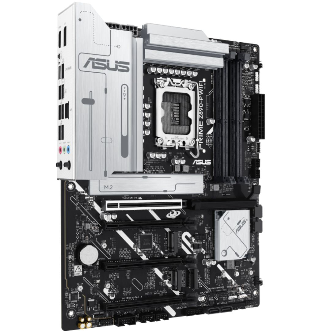 ASUS PRIME Z890-P WIFI-CSM LGA1851 ATX Motherboard 192GB, DDR5, 1 x PCIe 5.0 x16 slots, 4 x M.2 s... - Image 2