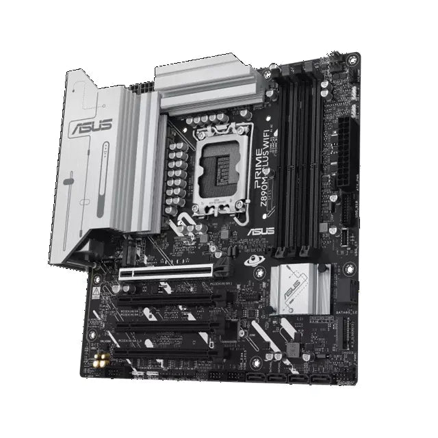 ASUS PRIME Z890M-PLUS WIFI-CSM LGA1851 mATX Motherboard, DDR5 256GB, PCIe 5.0, 3×M.2, 2.5GbE, Wi... - Image 2