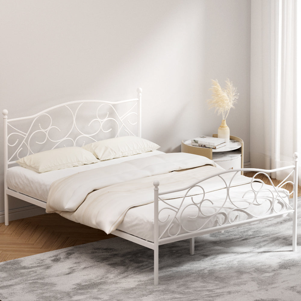Artiss Bed Frame Double Size Metal Bed Frame GROA - Image 5