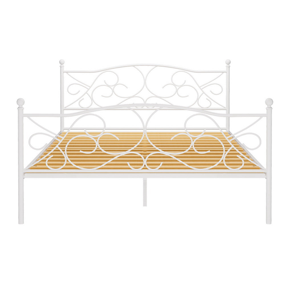 Artiss Bed Frame Queen Size Metal Bed Frame GROA - Image 2