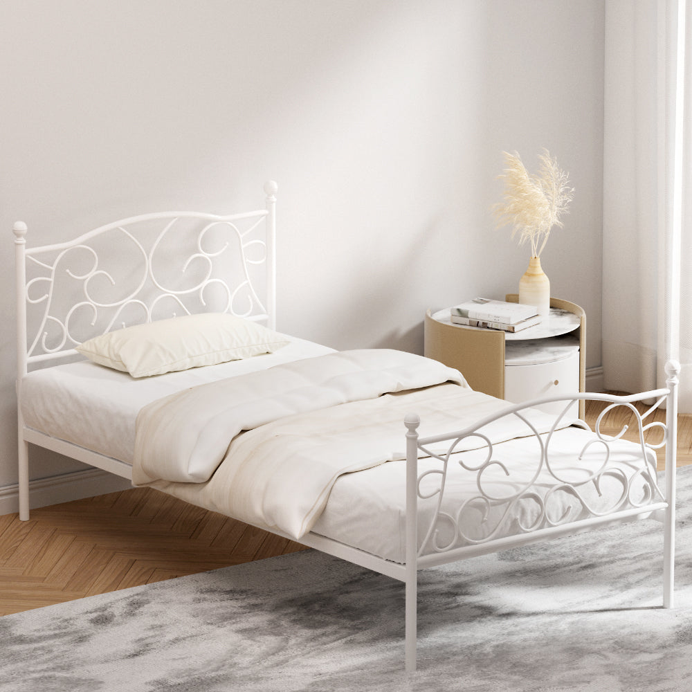 Artiss Bed Frame Single Size Metal Bed Frame GROA - Image 5