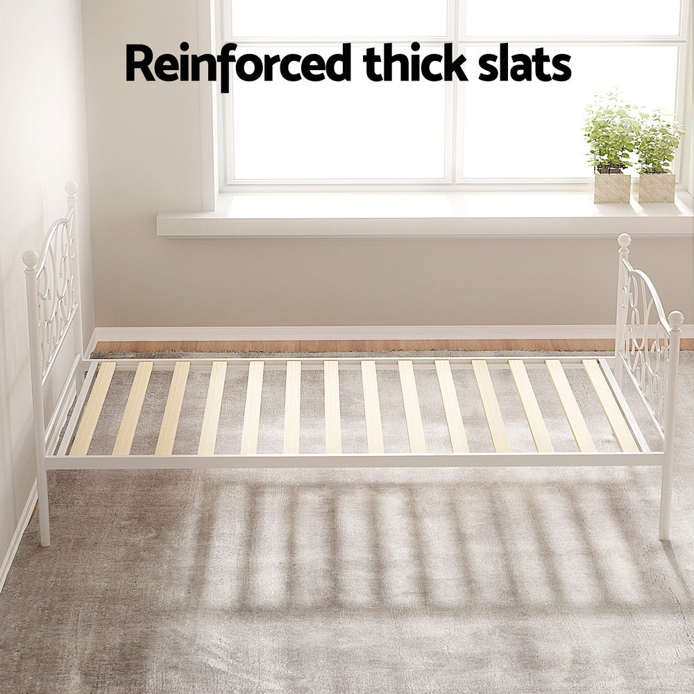 Artiss Bed Frame Single Size Metal Bed Frame GROA - Image 6