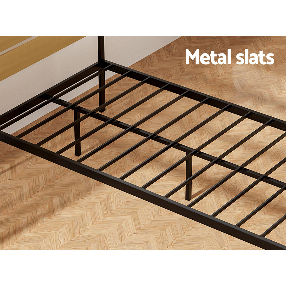 Artiss Bed Frame King Single Size Metal Base Mattress Platform Foundation PAULA - Image 6