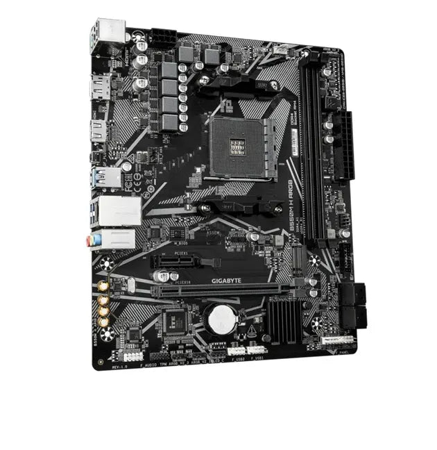 Gigabyte B550M H ARGB Micro-ATX AMD B550 motherboard with AM4 support, PCIe 4.0, DDR4 up to 5100M... - Image 3