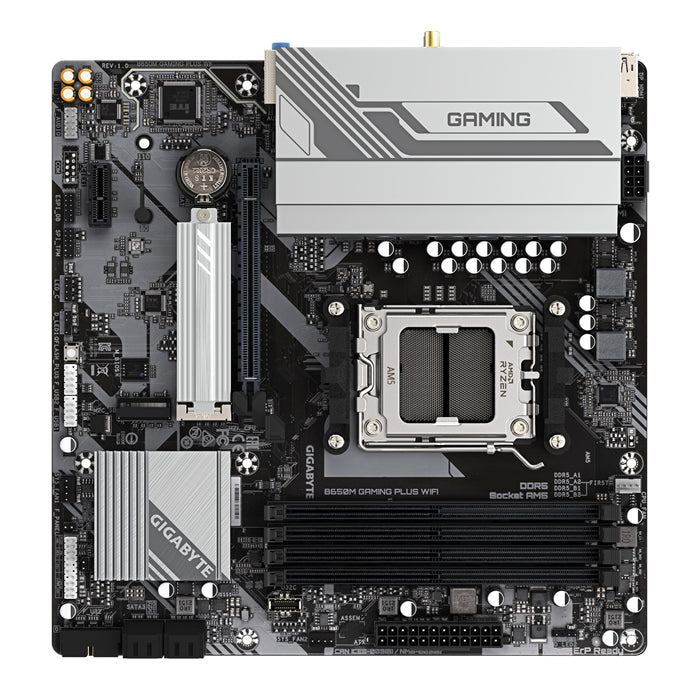 Gigabyte B650M GAMING PLUS WIFI, AMD AM5, 4 x DDR5up to 256 G, 1 x HDMI, 1 x PCI Express x16, 2 x... - Image 3