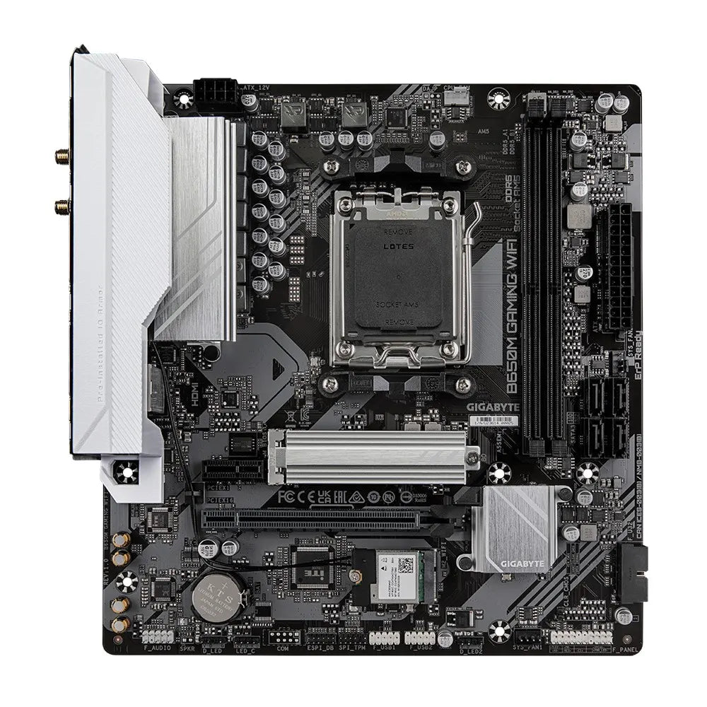 Gigabyte B650M GAMING WIFI, AMD AM5, 2 x DDR5 up to 128 GB, 1 x HDMI, 	1 x PCI Express x16, 1 x P... - Image 2