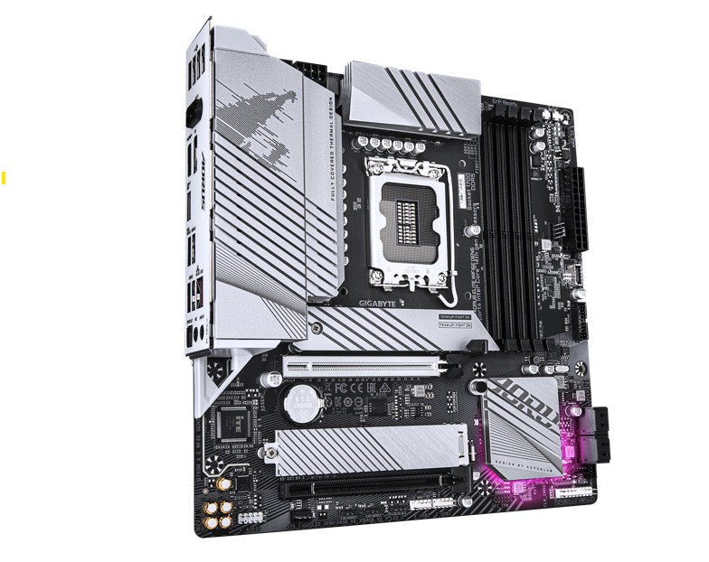 Gigabyte B760M AORUS ELITE WIFI6E GE Intel LGA 1700 mATX Motherboard, 4x DDR5 ~256GB, 2x PCI-E x1... - Image 2