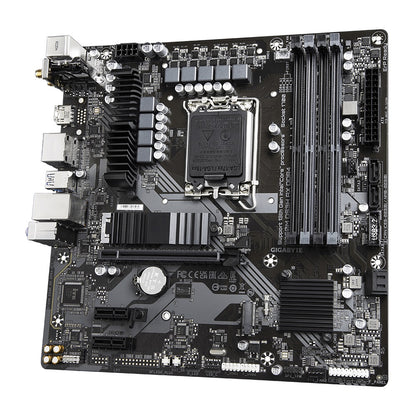 Gigabyte B760M DS3H AX DDR4 Intel LGA 1700 m-ATX Motherboard, 4x DDR4 ~128GB, 1x PCI-E x16, 1x PC... - Image 3