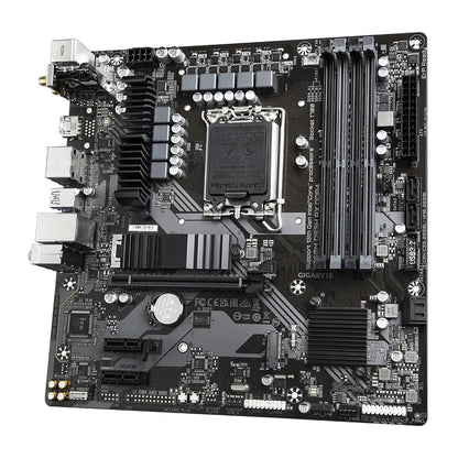 Gigabyte B760M DS3H AX DDR4 Intel LGA 1700 m-ATX Motherboard, 4x DDR4 ~128GB, 1x PCI-E x16, 1x PC... - Image 3