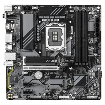 Gigabyte B760M DS3H WIFI6E GEN5 Intel LGA 1700 mATX Motherboard, 4x DDR5 ~256GB, 1x PCI-E x16, 2x... - Image 2