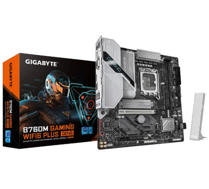 Gigabyte B760M GAMING WIFI6 PLUS GEN5 Intel LGA 1700 m-ATX Motherboard, 2xDDR5 ~128GB, 1xPCI-E x1...
