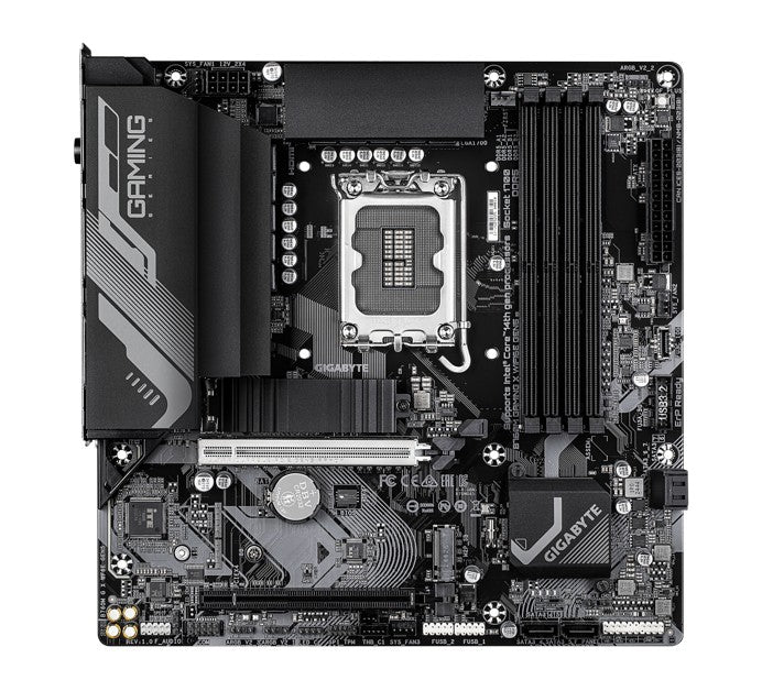 Gigabyte B760M GAMING X WIFI6E GEN5, Intel LGA 1700 m-ATX Motherboard, 4x DDR5 ~256GB, 2x PCI-E x...