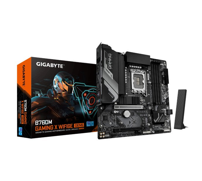 Gigabyte B760M GAMING X WIFI6E GEN5, Intel LGA 1700 m-ATX Motherboard, 4x DDR5 ~256GB, 2x PCI-E x... - Image 4