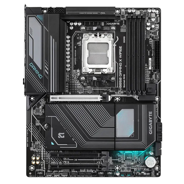 Gigabyte B850 GAMING X WIFI6E 1.0, AMD AM5, 4 x DDR5 up to 256 GB, 1 x HDMI, 3 x PCI Express x16,... - Image 2