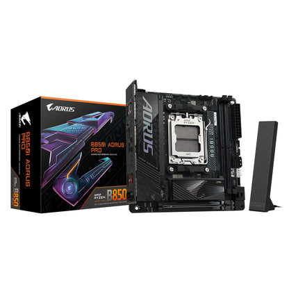 Gigabyte B850I AORUS PRO 1.0, AMD AM5, 2 x DDR5 up to 128 GB,  1 x HDMI, 1x PCI Express x16, 2 x...