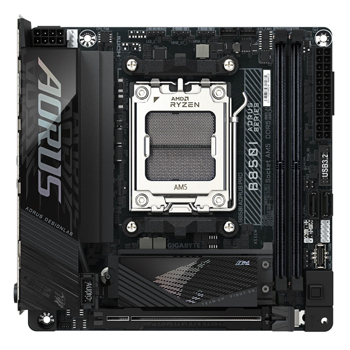 Gigabyte B850I AORUS PRO 1.0, AMD AM5, 2 x DDR5 up to 128 GB,  1 x HDMI, 1x PCI Express x16, 2 x... - Image 2