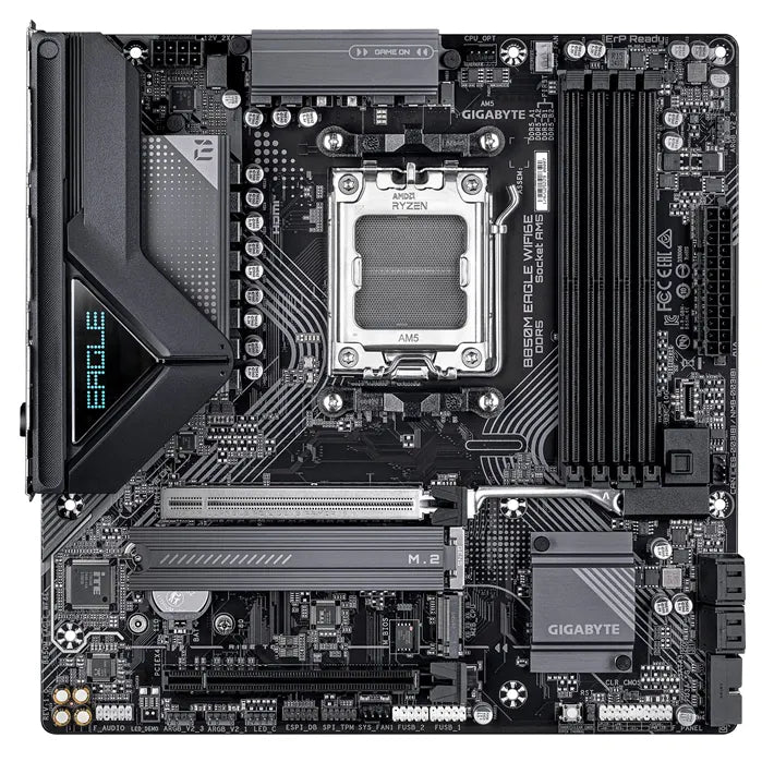 Gigabyte B850M EAGLE WF6E , AMD AM5, 4 x DDR5 up to 256 GB,  1 x HDMI, 1 x PCI Express x16, 2 x M... - Image 2