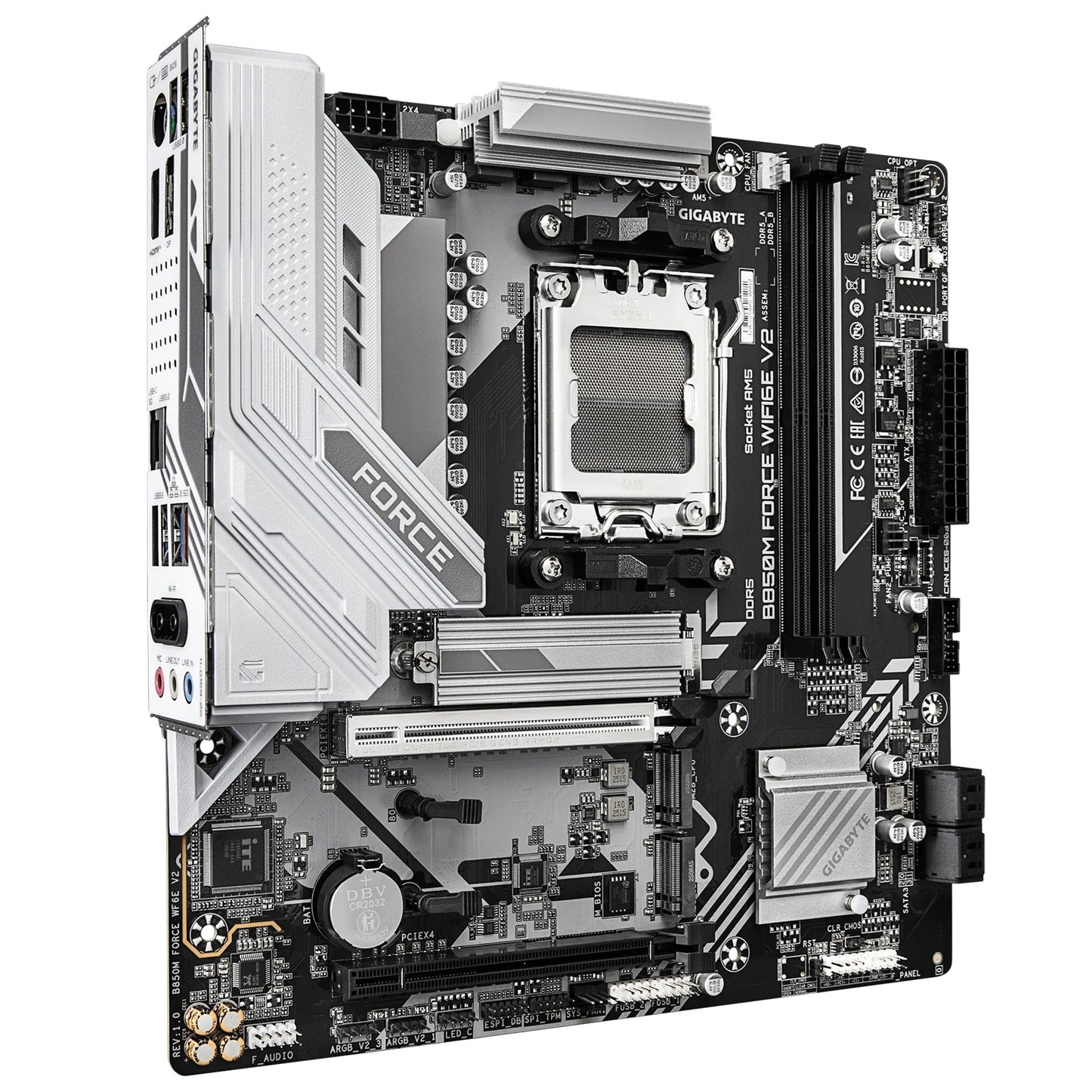 Gigabyte B850M FORCE  WIFI6E V2, AMD AM5, 2 x DDR5 up to 128 GB, 1 x HDMI, 2 x PCI Express x16, 3... - Image 3