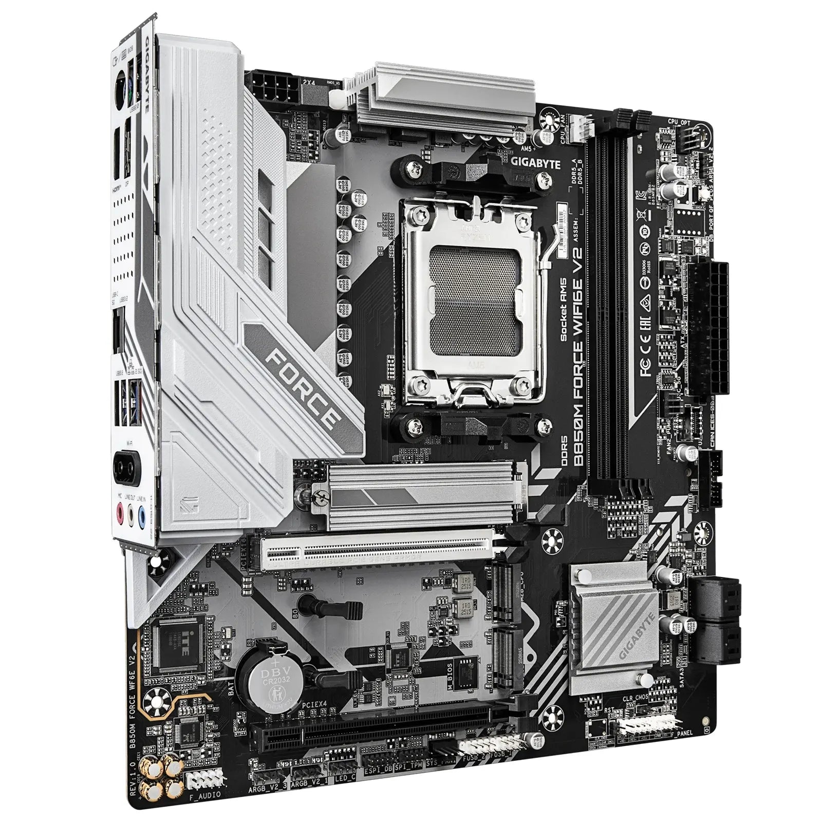 Gigabyte B850M FORCE  WIFI6E V2, AMD AM5, 2 x DDR5 up to 128 GB, 1 x HDMI, 2 x PCI Express x16, 3... - Image 3