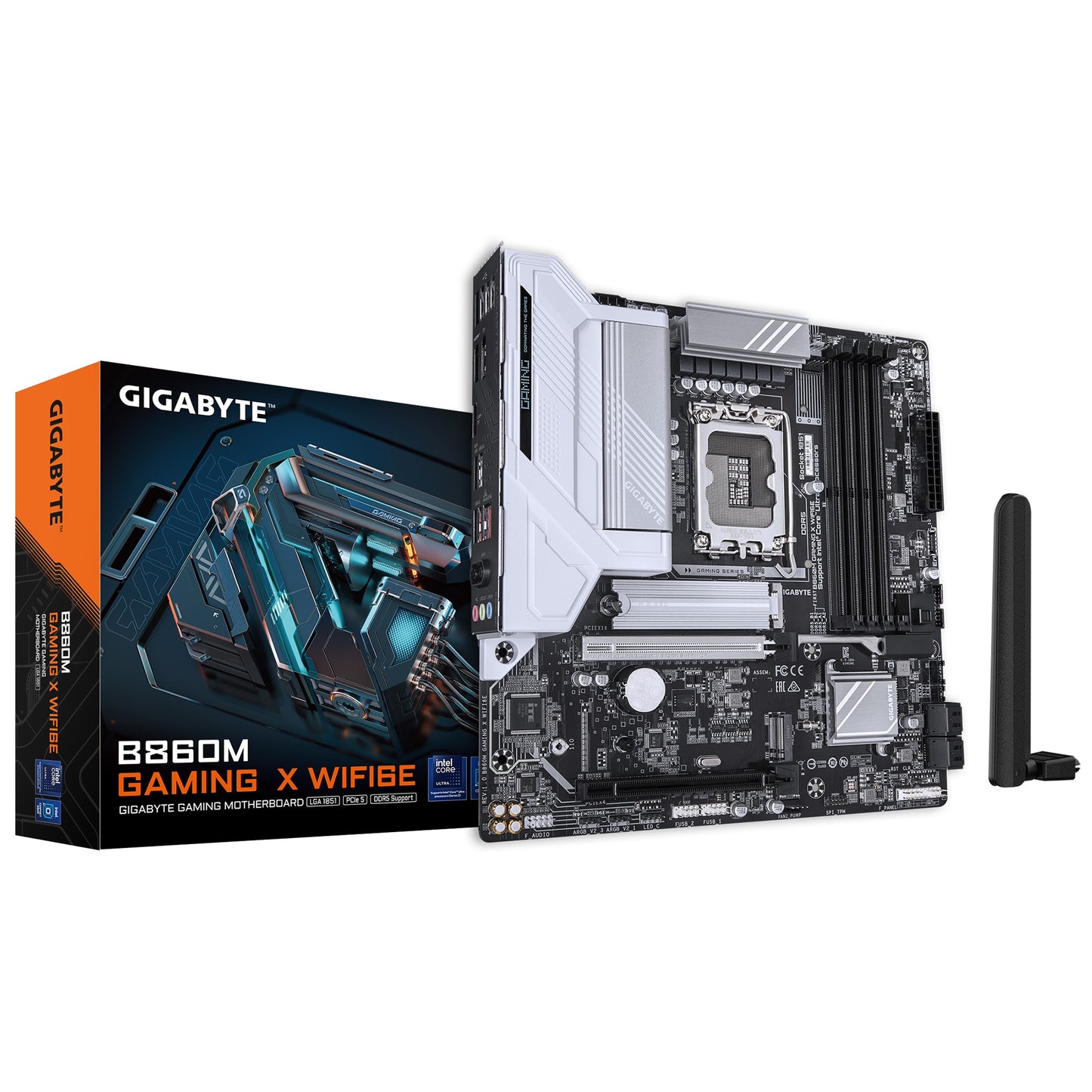 Gigabyte M/B B860M GAMING X WIFI6E 1.0, Intel ® B860, 4 x DDR5 up to 256 GB, 1x HDMI, 2 x PCI Exp...