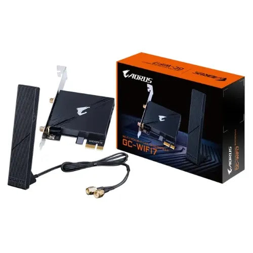 Gigabyte GC-WIFI7 Motherboard, Wi-Fi 7, up to 5800Mbps, up to 320MHz bandwidth support across the...