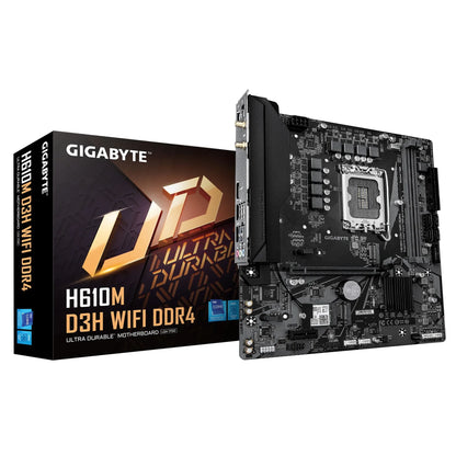 Gigabyte H610M D3H WIFI DDR4 Intel LGA 1700 , 2x DDR4 ~64GB, 1 x HDMI, 1x PCI x16, 1x PCI=E x1,1x...