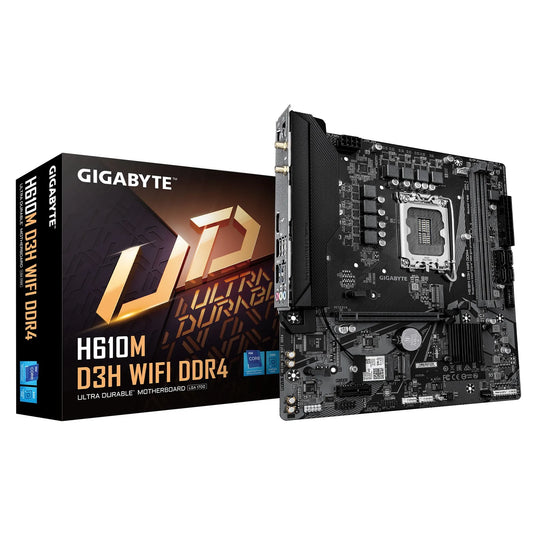 Gigabyte H610M D3H WIFI DDR4 Intel LGA 1700 , 2x DDR4 ~64GB, 1 x HDMI, 1x PCI x16, 1x PCI=E x1,1x...